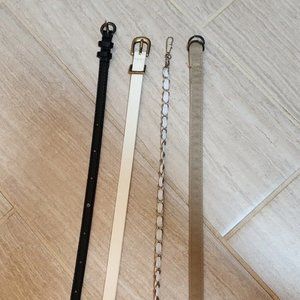 Lot of 4 Belts
